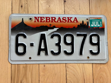 1999 Nebraska License Plate