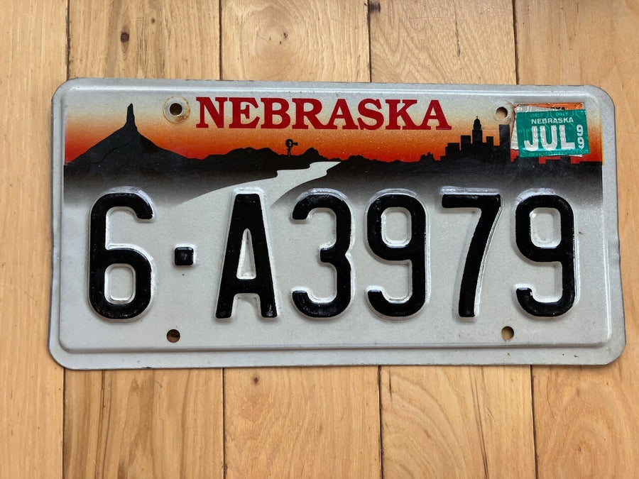 1999 Nebraska License Plate