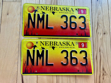 Pair of 2005 Nebraska License Plates