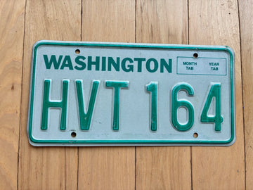 1983 to 1987 Washington State License Plate - Check With DOL First For YOM