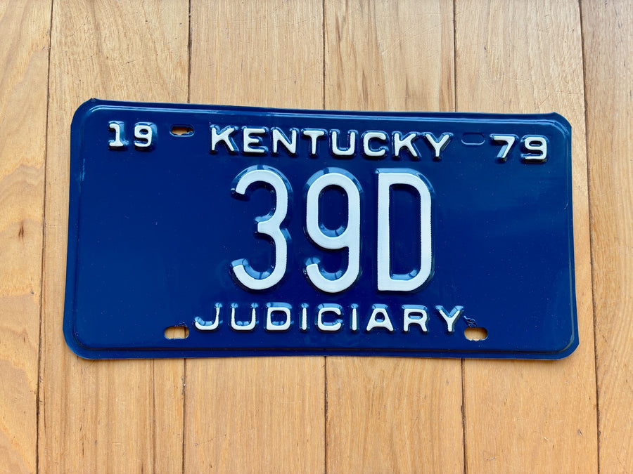 1979 Kentucky Judiciary License Plate