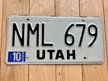 1983 Utah License Plate