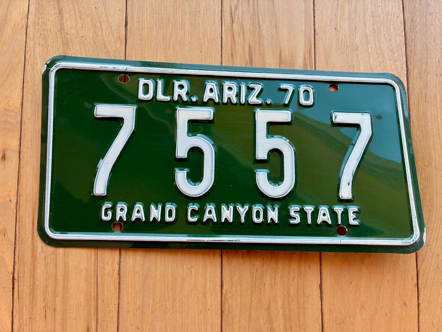 1970 Arizona Dealer License Plate
