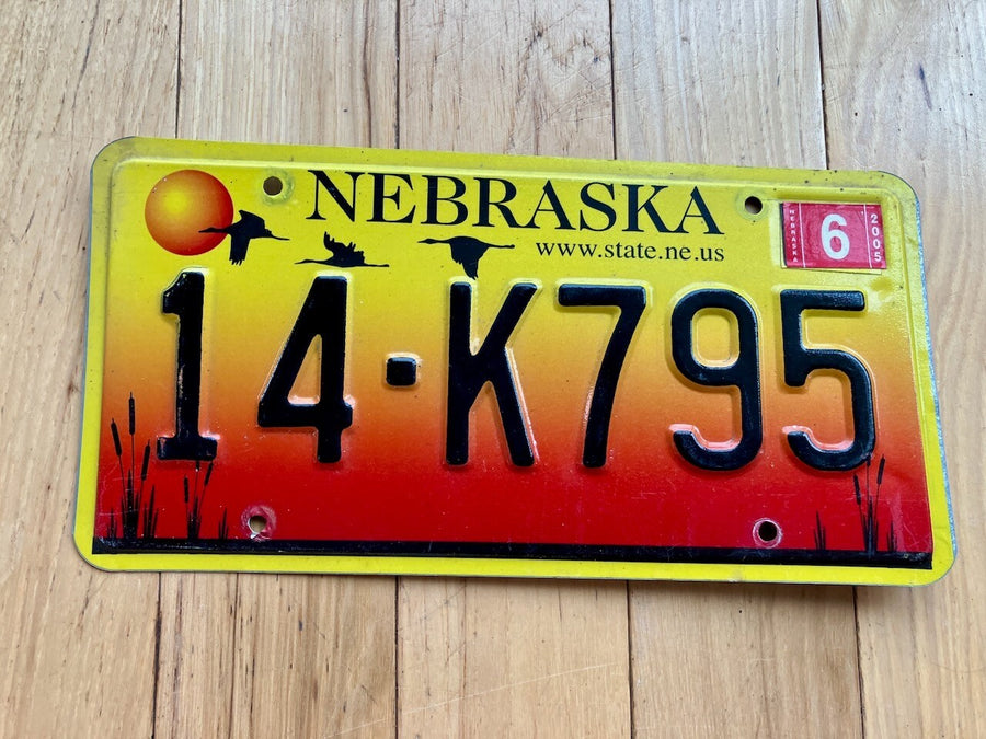2005 Nebraska License Plate