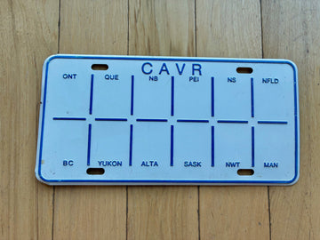 1982 Canada Prorate License Plate