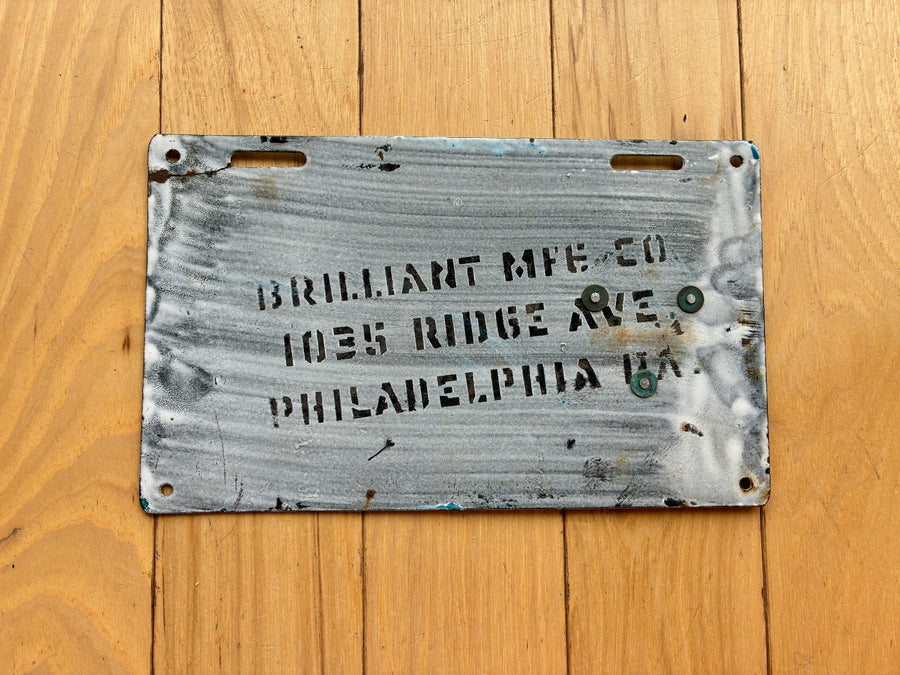 1915 Pennsylvania License Plate - Three Digit