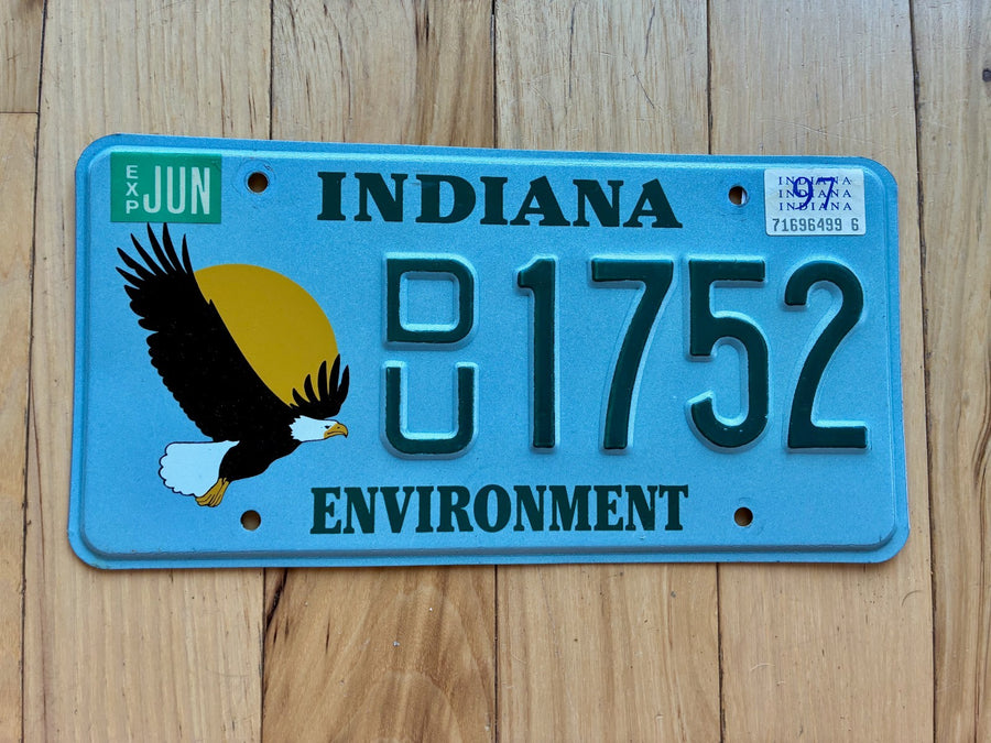 1997 Indiana Environment License Plate