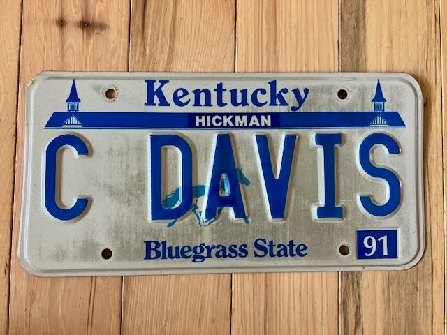 1991 Kentucky Vanity License Plate 