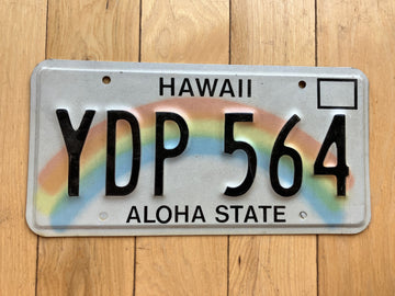 1990s Hawaii License Plate - Prototype/Movie Prop