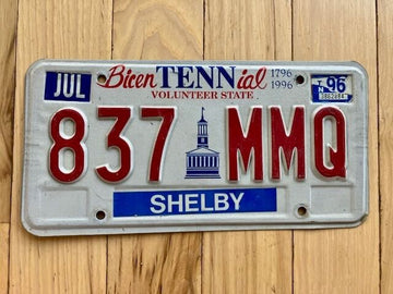 Tennessee BicenTENNial License Plate