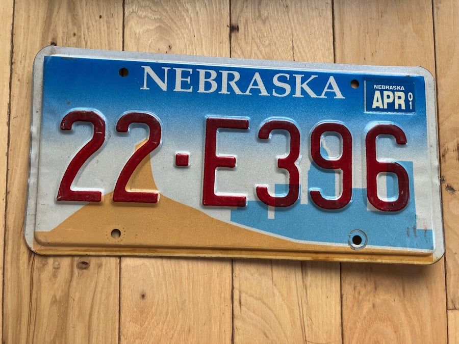 2001 Nebraska License Plate