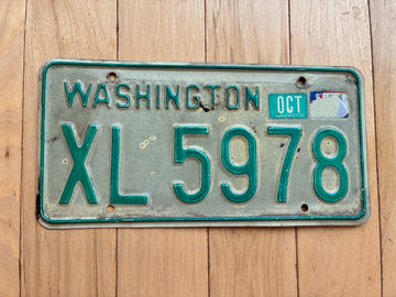 1968 to 1986 Washington State Truck License Plate - Check With DOL First For YOM