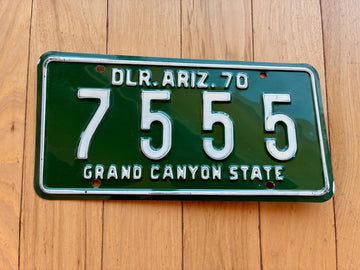 1970 Arizona Dealer License Plate