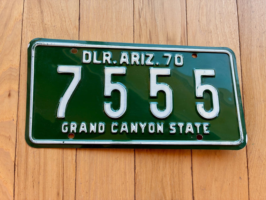 1970 Arizona Dealer License Plate