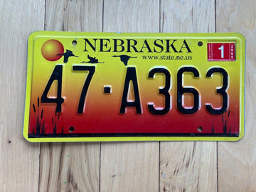 2005 Nebraska License Plate