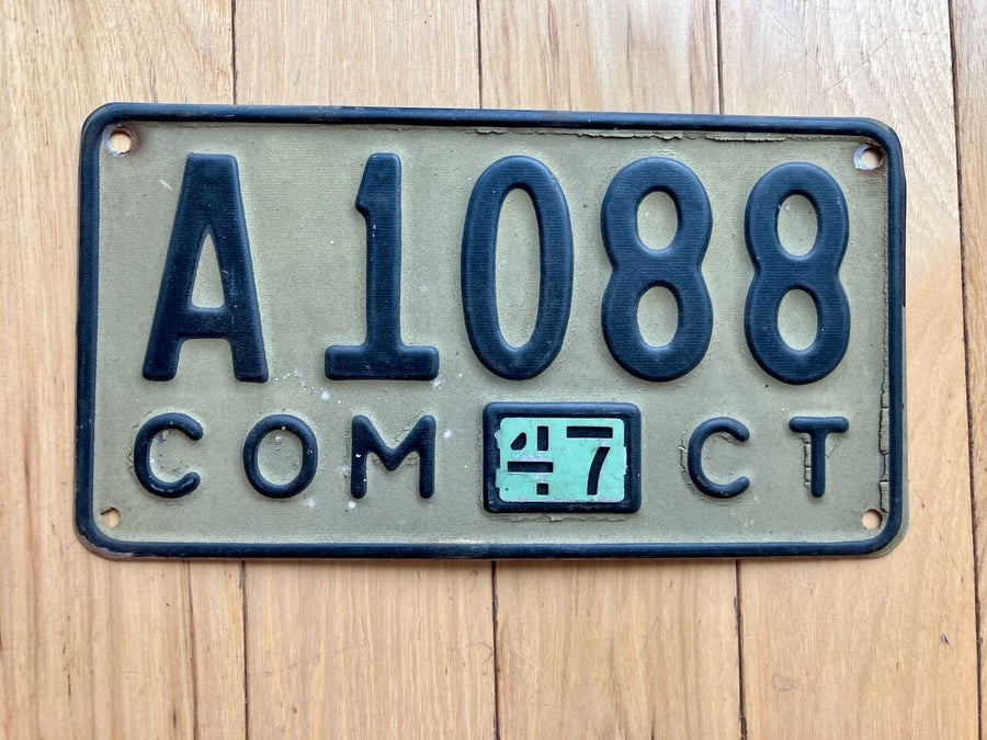 1947 Connecticut Commercial License Plate