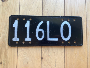 1964 to 1986 New Zealand License Plate - Trailer?