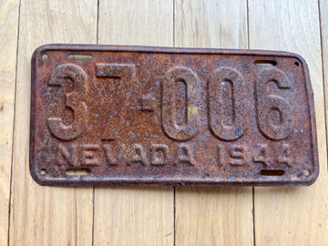1944 Nevada License Plate
