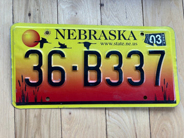 2004 Nebraska License Plate