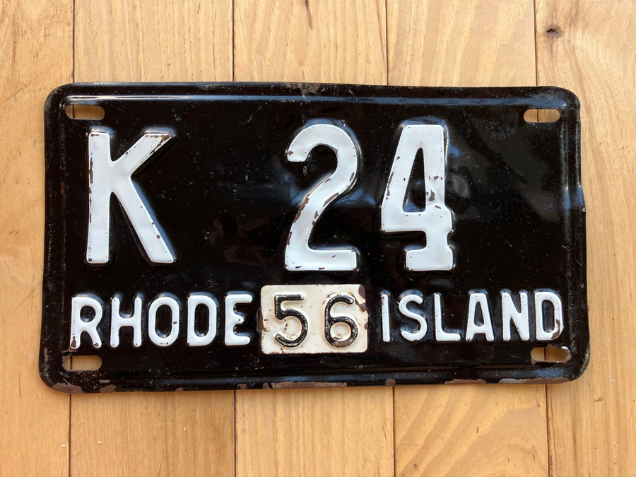 1956 Rhode Island License Plate