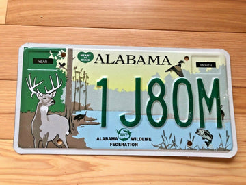 Alabama Wildlife Federation License Plate