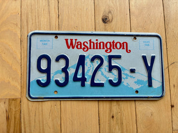 1987 Base Washington State Truck License Plate (Check With DOL First For YOM)