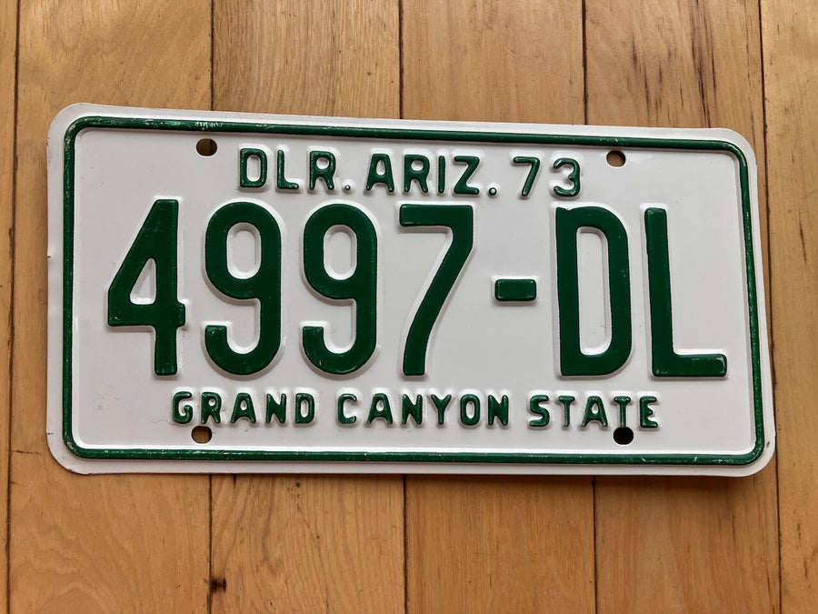 1973 Arizona Dealer License Plate