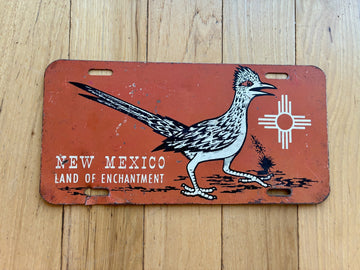 Vintage New Mexico Land Of Enchantment Booster License Plate