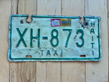 1994 Haiti Taxi License Plate