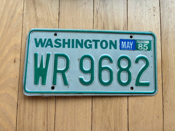 1985 Washington State Trailer License Plate - Check With DOL First For YOM