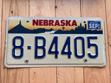 1996 Nebraska License Plate