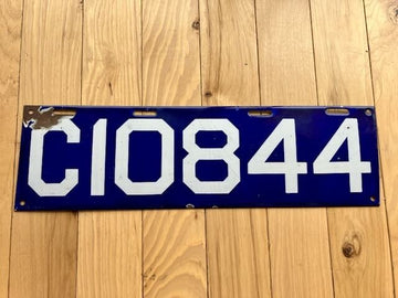 1913 Connecticut License Plate