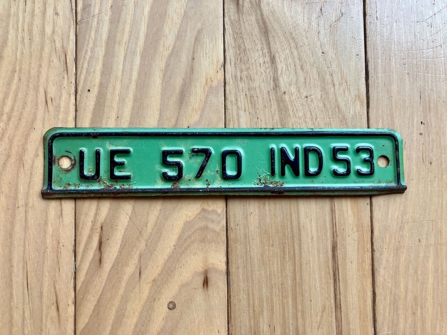 1953 Indiana License Plate Topper