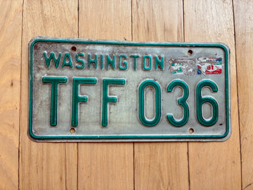 1968 to 1986 Washington State License Plate - Check With DOL First For YOM