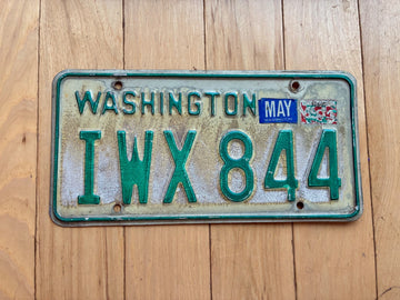1968 to 1986 Washington State License Plate - Check With DOL First For YOM