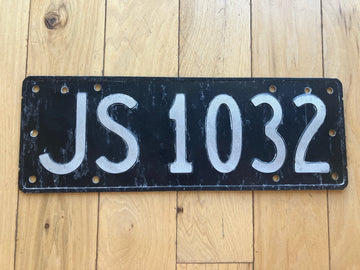 1966 to 1986 New Zealand License Plate