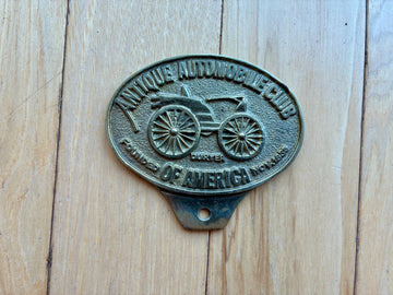 Vintage Antique Automobile Club Of America Founded 1935 License Plate Topper