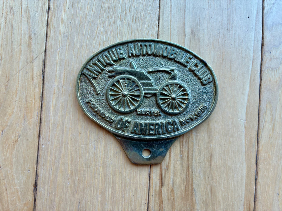 Vintage Antique Automobile Club Of America Founded 1935 License Plate Topper