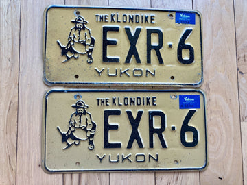 Pair of 1987 Yukon License Plates