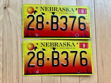 Pair of 2005 Nebraska License Plates