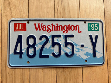 1995 Washington State Truck License Plate (Check With DOL First For YOM)