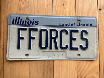 1996 Illinois Vanity License Plate - FFORCES