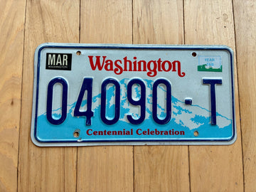 1987 Washington State Truck License Plate - Check With DOL First For YOM