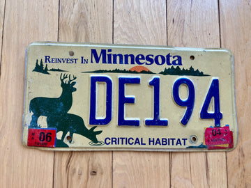 2004 Minnesota Critical Habitat License Plate