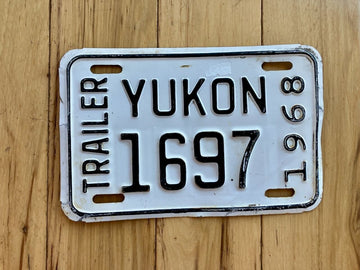 1968 Yukon Trailer License Plate