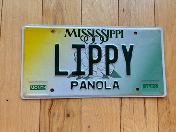 2001 Base Mississippi Vanity License Plate