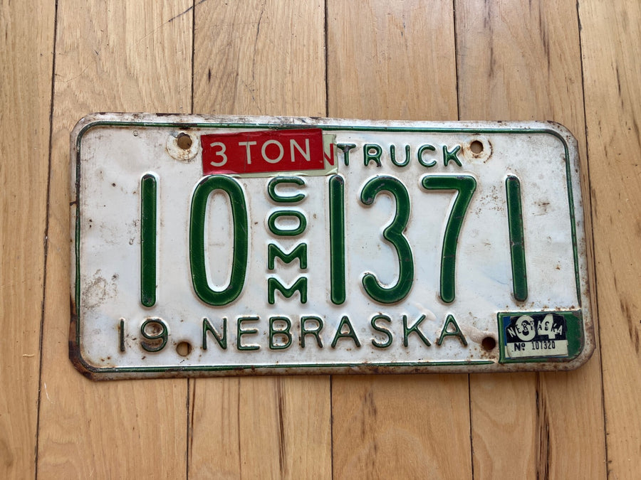 1964 Nebraska Commercial Truck License Plate