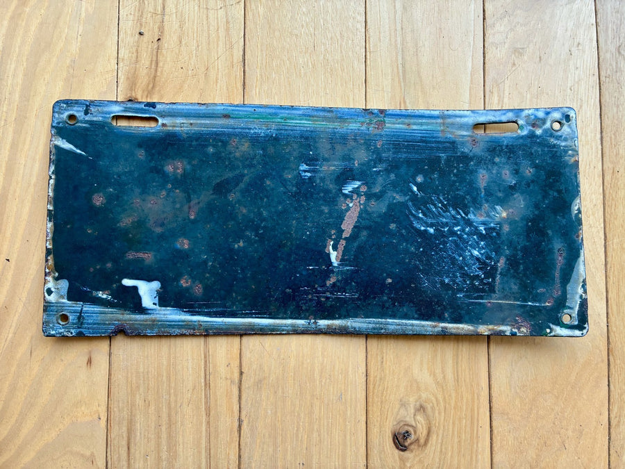 1916 New Hampshire License Plate - Touch Up On 6