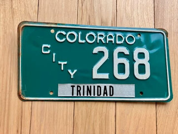 1983 to 1994 Base Colorado City License Plate