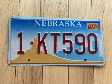 2002 Nebraska License Plate